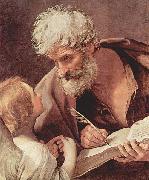 Guido Reni Hl. Matthaus Evangelist und der Engel oil painting on canvas